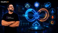 Capa do curso GenAI for DevOps: Docker, Kubernetes e Observabilidade